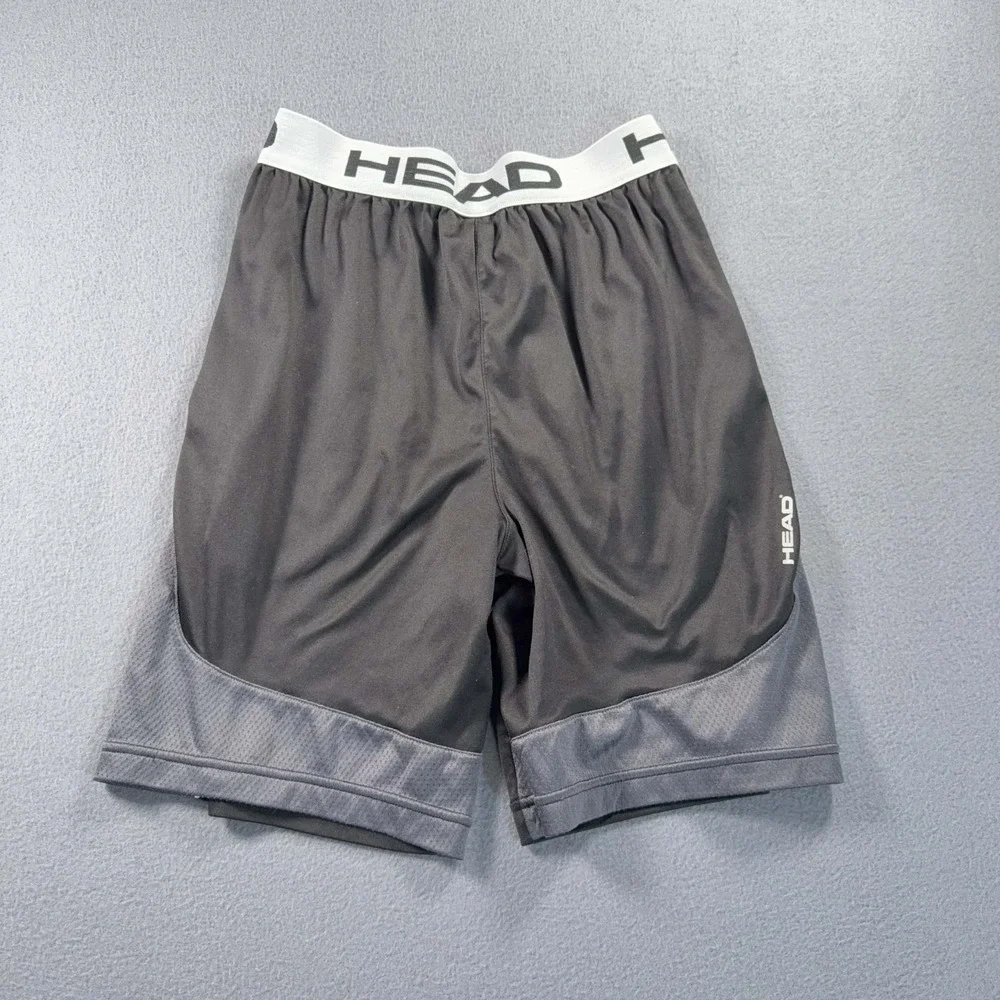 HEAD Athletic Shorts Youth L (14/16) Black Basketball Gym 24x7.5‎